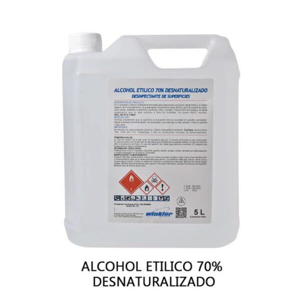 ALCOHOL ETILICO 70% DESNATULARIZADO