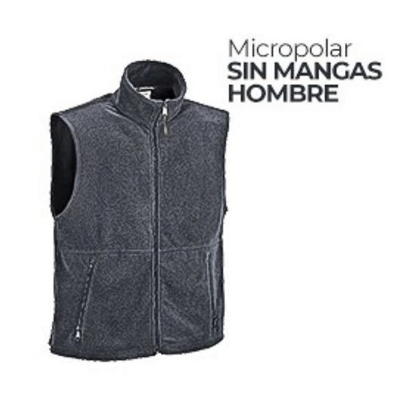 MICROPOLAR SIN MANGAS HOMBRE