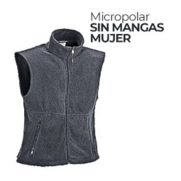 MICROPOLAR SIN MANGAS MUJER