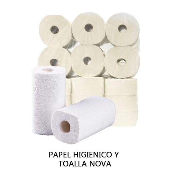 PAPEL HIGIENICO Y TOALLA NOVA