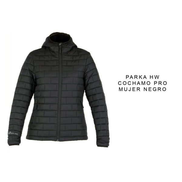 PARKA HW COCHAMO PRO MUJER NEGRO