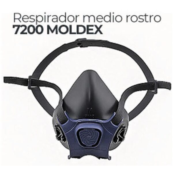 RESPIRADOR MEDIO ROSTRO 7200 MOLDEX