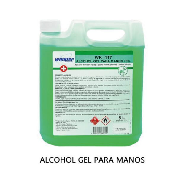 ALCOHOL GEL PARA MANOS